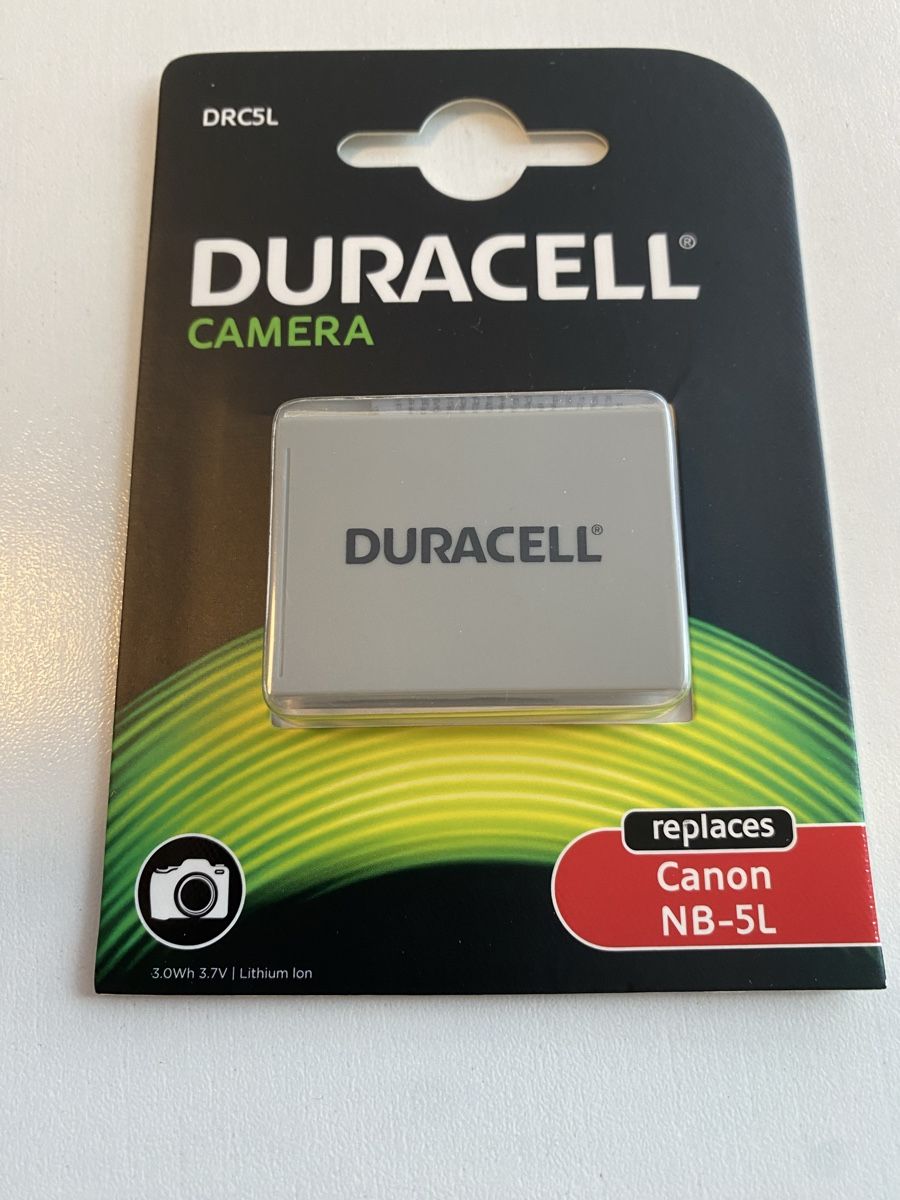 Canon Batterie: Duracell Camera Canon NB-5L – Nuovo (secondo la descrizione) da Zürich venduto da masako