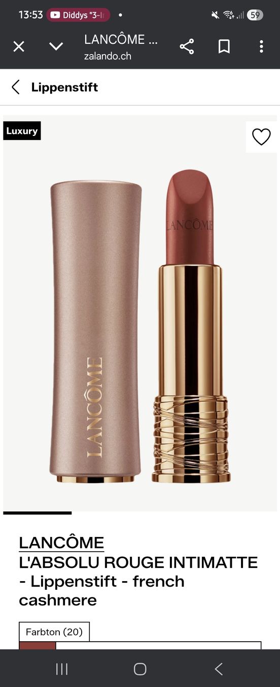 Lancôme Make-up: Lancome Lippenstift 299 – Nuovo (secondo la descrizione) da St. Gallen venduto da dan_w62f 4
