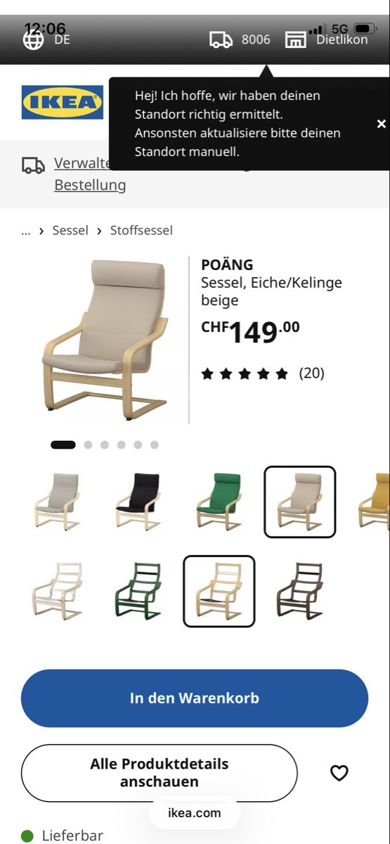 Ikea Fauteuils: Sessel Ikea – D'occasion à Zürich par LiviaMariaC 2