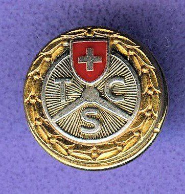 TCS Placchette & Badge: TCS   Logo  goldig – Usato da Winterthur venduto da Sammleroase