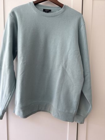 Men's Light Blue Sweatshirt, Size M, Perfect for Spring!
