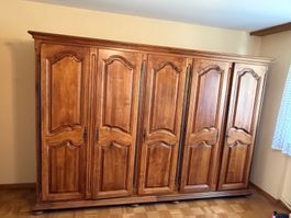 Holz Landhaus Kleiderschrank 280cm