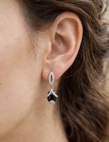 Elegante Ohrstecker 925 Sterling Silber+echter Granat - NEU