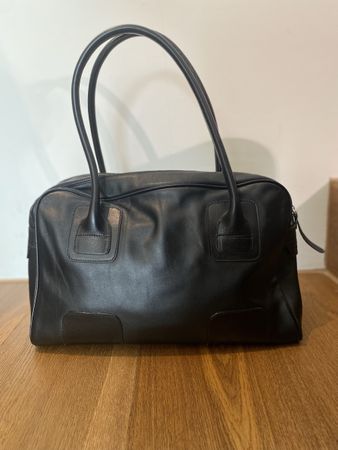 Ledertasche schwarz neuwertig