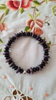 Sugilith und Onyx Edelstein Armband Rarität 