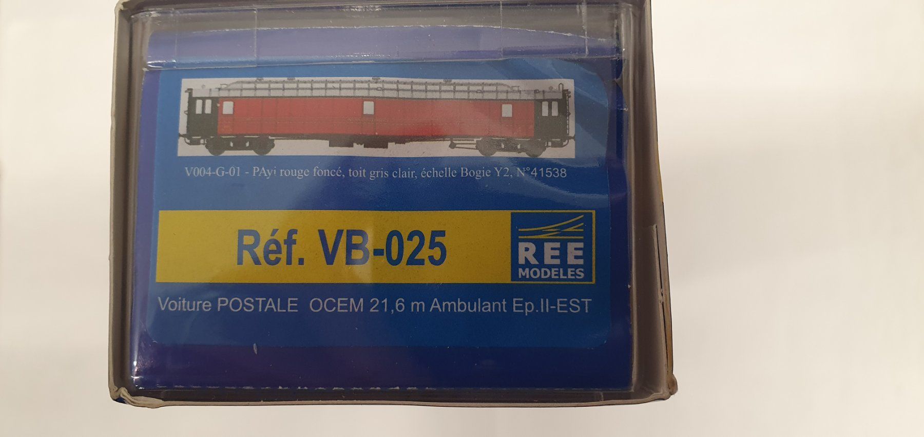 Ccc Modellini di ferrovie: REE VB-025 SNCF/EST Postwagen Ep II, 21,6m – Nuovo e nell'imballaggio originale da Würenlos venduto da juruth 1