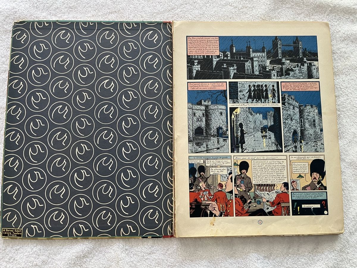 Fumetti: Blake & Mortimer La Marque Jaune daté 1959 – Usato da Gockhausen venduto da London95 1