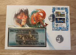 Banknoten Brief Brasilien 200 Cruzeiros
