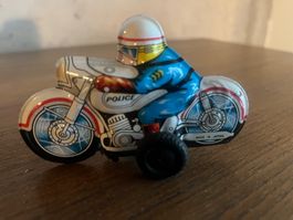 BLECHSPIELZEUG MOTORRAD MADE IN JAPAN MIT FRIKTION