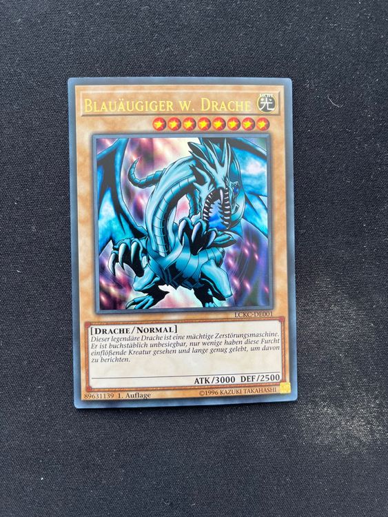 Blauäugiger W Drache Lckc De001 Ultra Rare Kaufen Auf Ricardo 9530