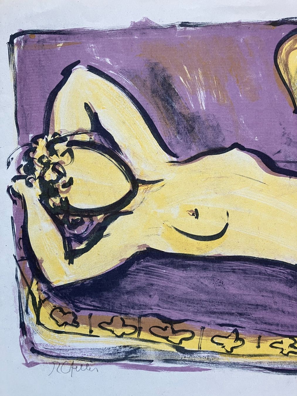 Grafica & Litografie: Rolf Gfeller, Akt – Usato da Männedorf venduto da Amleto3 4