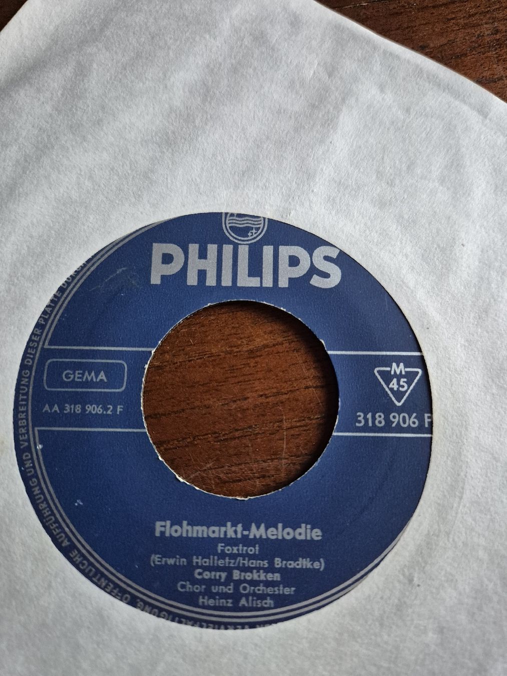Dischi in vinile: Philips Single Schallplatte - Glück und Glas / Flohmarkt  – Usato da Grandval venduto da JeroenK 1