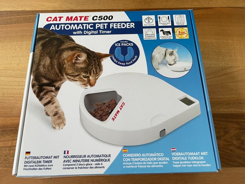 Futterautomat Cat Mate C500 für Katzen und Hunde Kaufen auf Ricardo