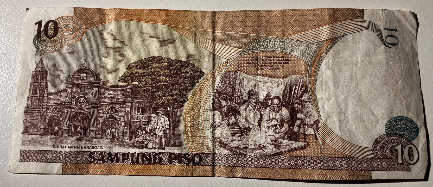 Billets de banque: Philippinen 10 Piso 2000 – D'occasion à Algetshausen par Carrhard 1