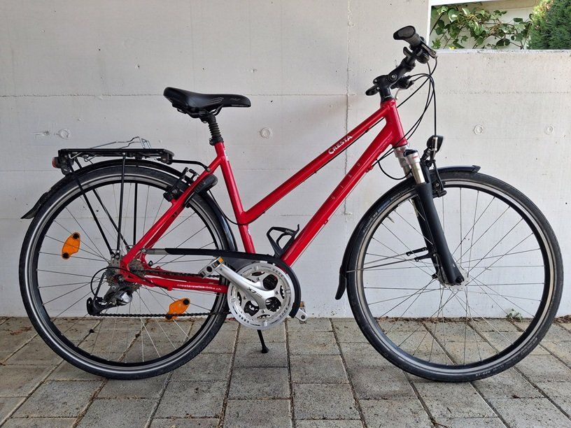 Cresta Biciclette: rotes Damenvelo Cresta Giro – Usato da Schwerzenbach venduto da MyGarageSale 1