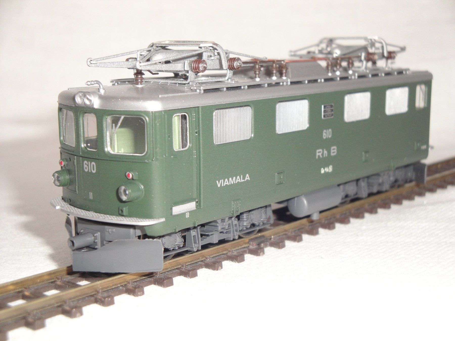 Bemo Modellini di ferrovie: Bemo RhB-Ge 4/4 I 610 VIAMALA – Nuovo e nell'imballaggio originale da Wolfwil venduto da heinzs3575 3