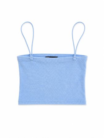 Zara Ribbed Crop Top S