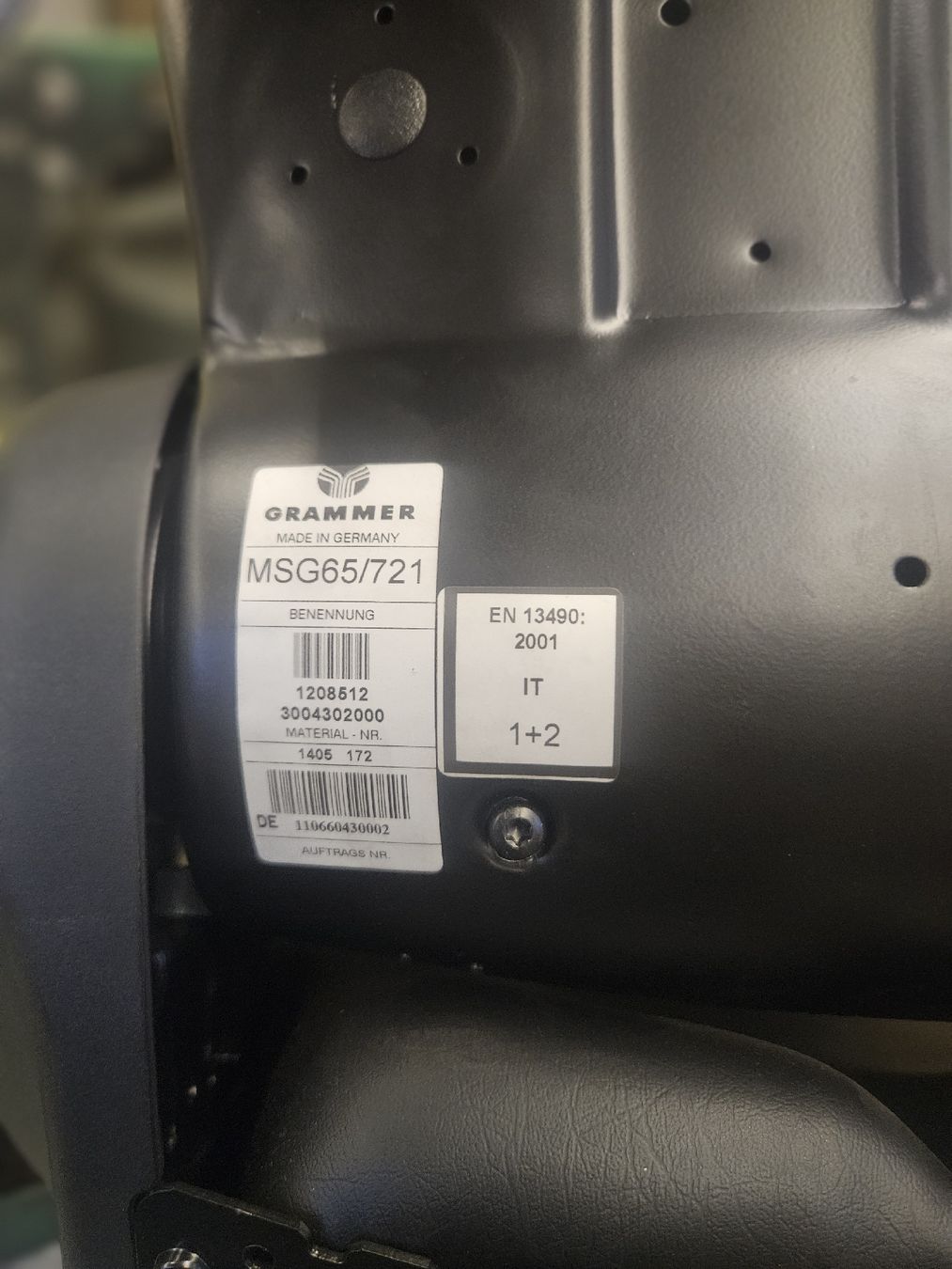 Trattori: Grammer Primo XM Sitz Traktor Stapler etc. – Nuovo (secondo la descrizione) da Bauma venduto da Maese1980 6