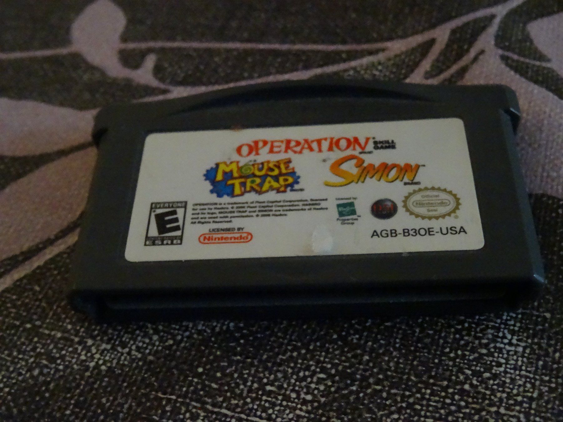 Jeux: Operation Mouse Trap Simon GBA – D'occasion à Olten par Disc-Ausverkauf