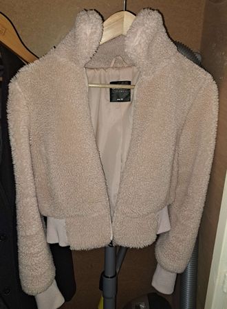 Teddy Jacke chicorée Gr. XS rosa