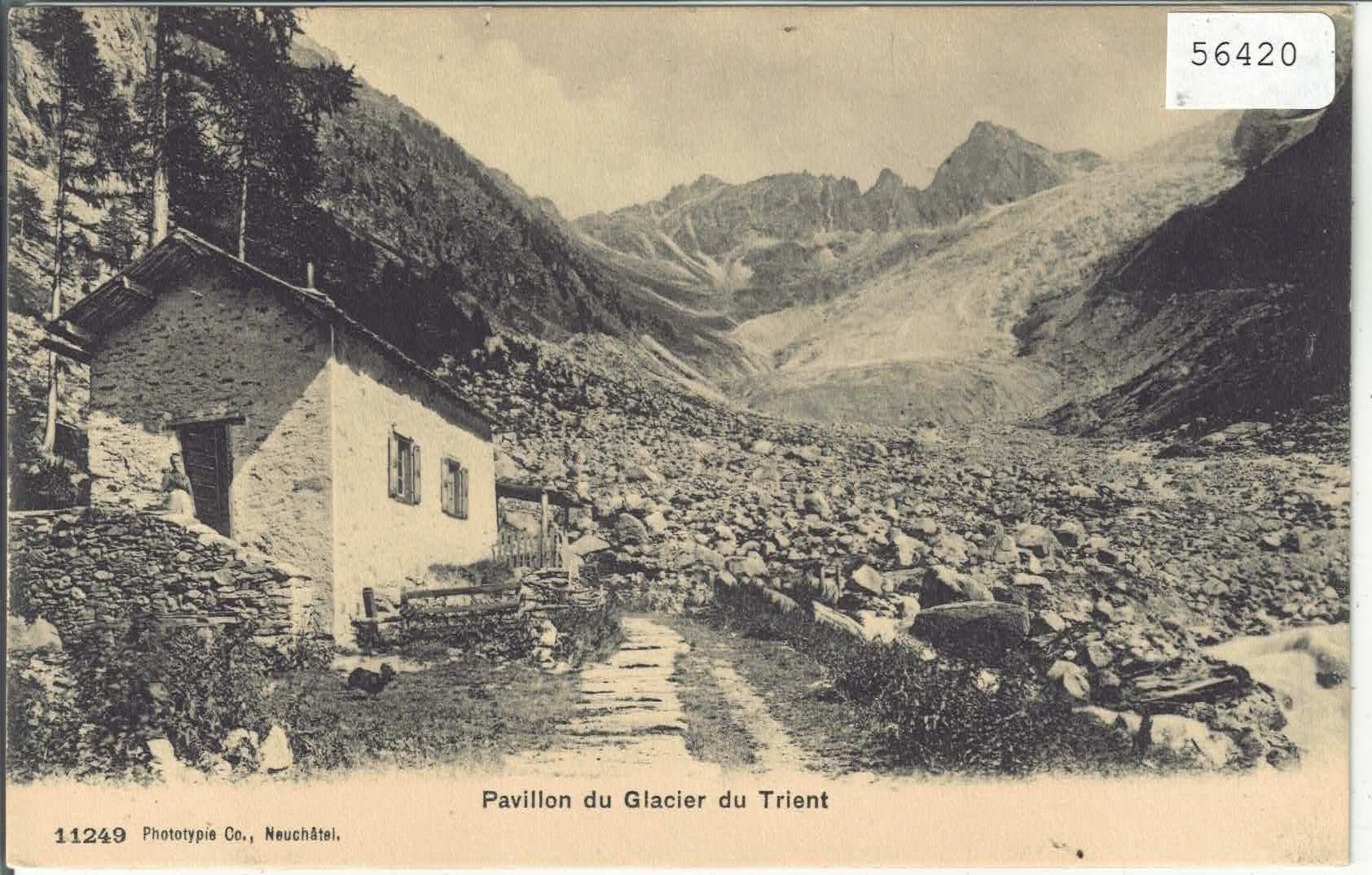 Cartes postales: Pavillon du Glacier du Trient – D'occasion à Ettingen par Kartenplanet
