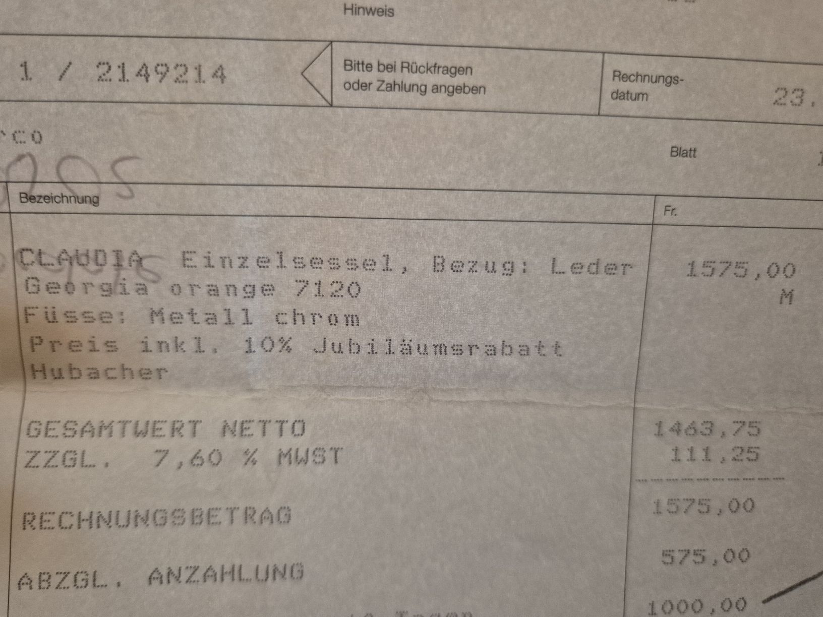 Divani: Sofa mit Sessel – Usato da Rickenbach SZ venduto da cle_jm9c 6
