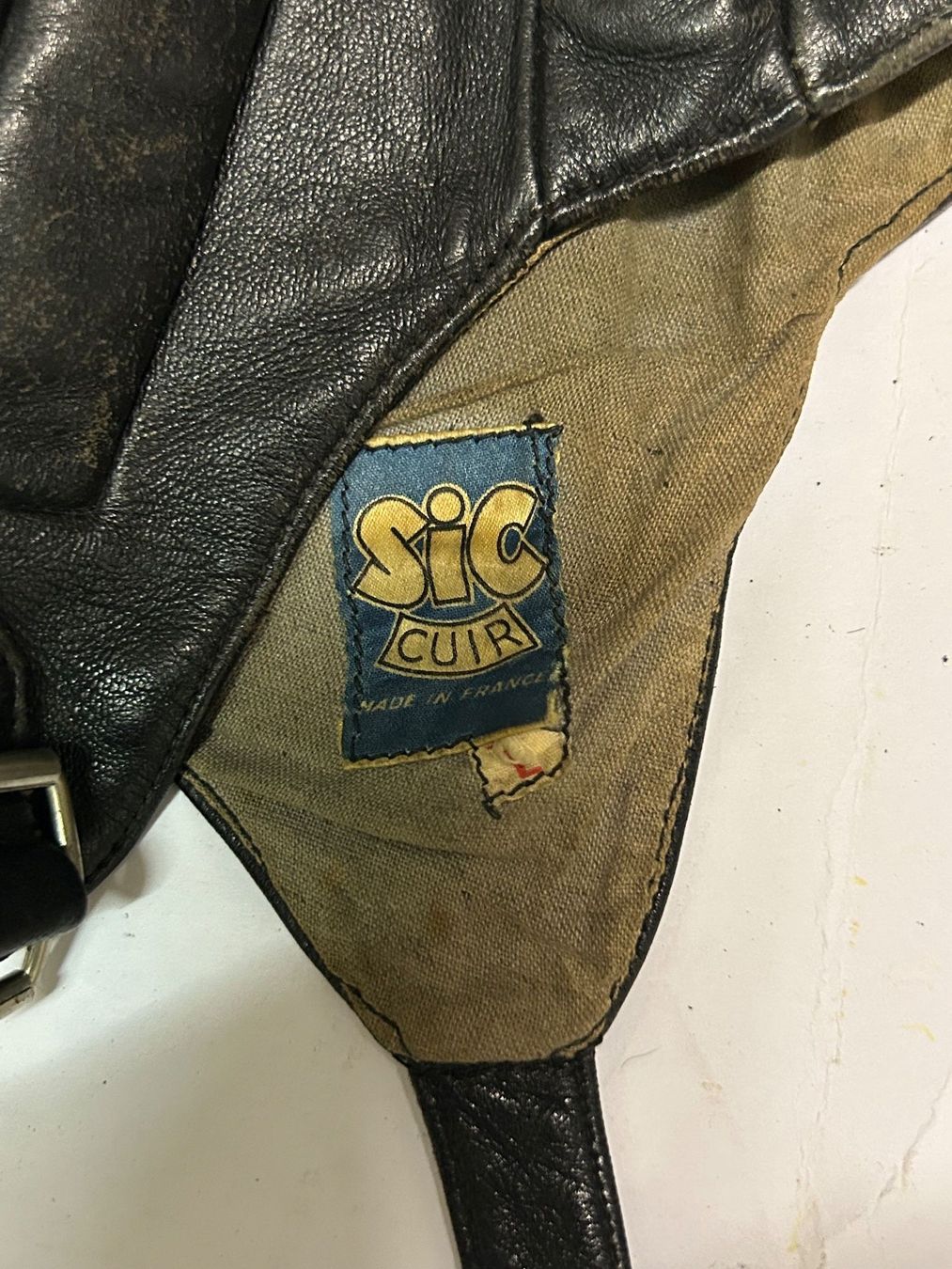 Hüte, Mützen & Caps: Antike Fliegerhaube schwarz – Gebraucht aus Etzelkofen von Botti50 3