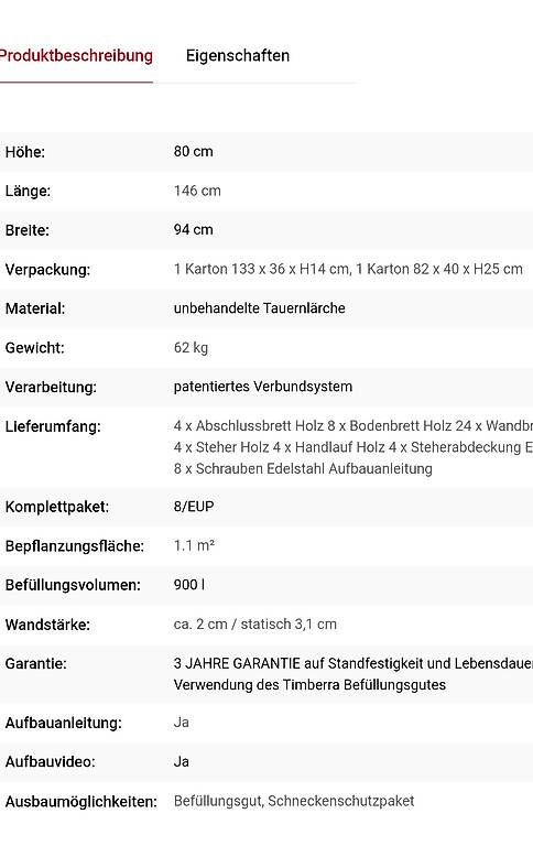 Blumentöpfe: Timberra Easy Quadro Hochbeet – Neu und originalverpackt aus Boll von BernerIn_89 3