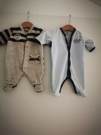 Petit Bateau Baby Overall, Grösse 1 Monat