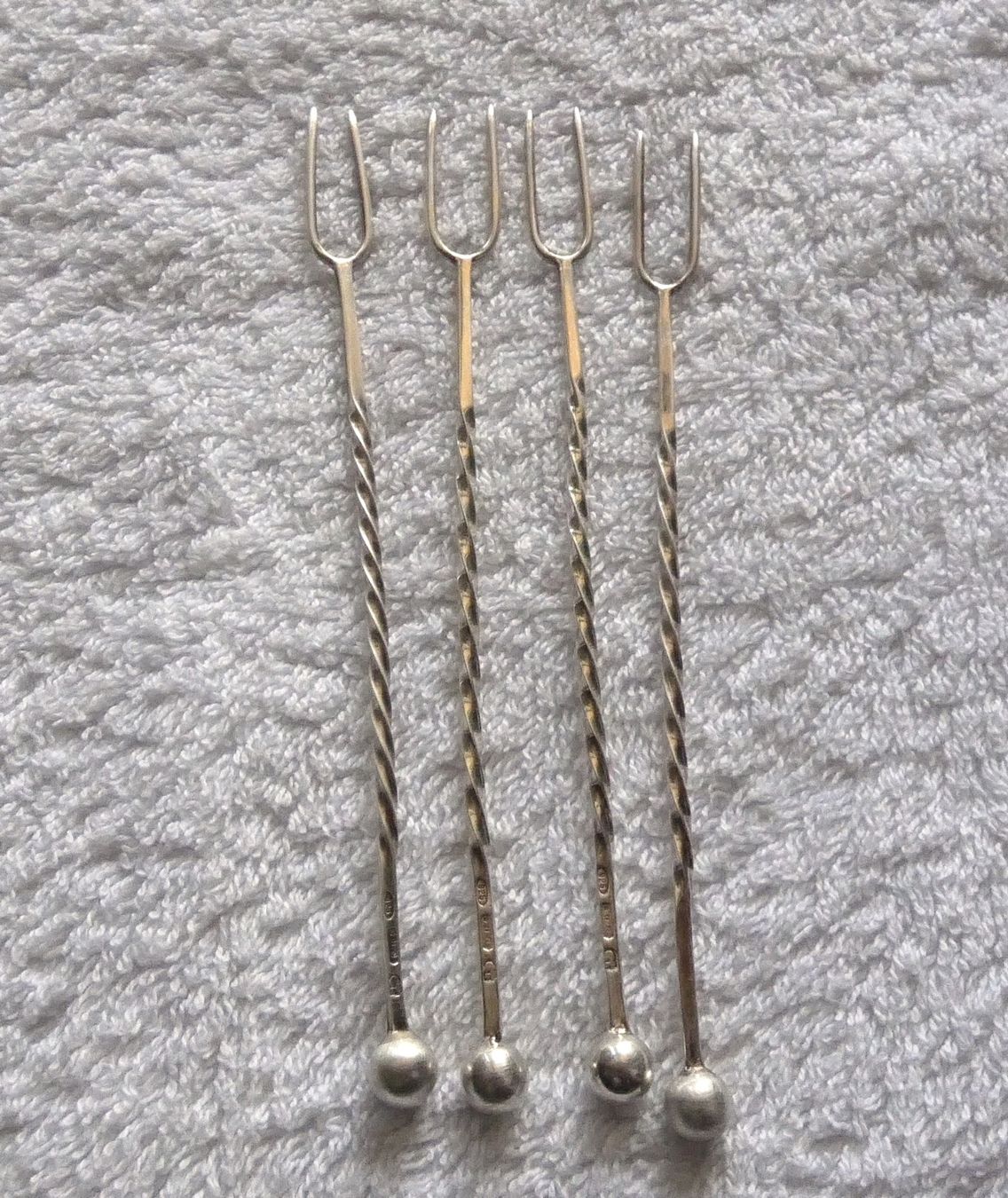 Set di posate: Fourchettes d'apéro argent 925 marque GG – Usato da Nyon venduto da dar_78qd 2