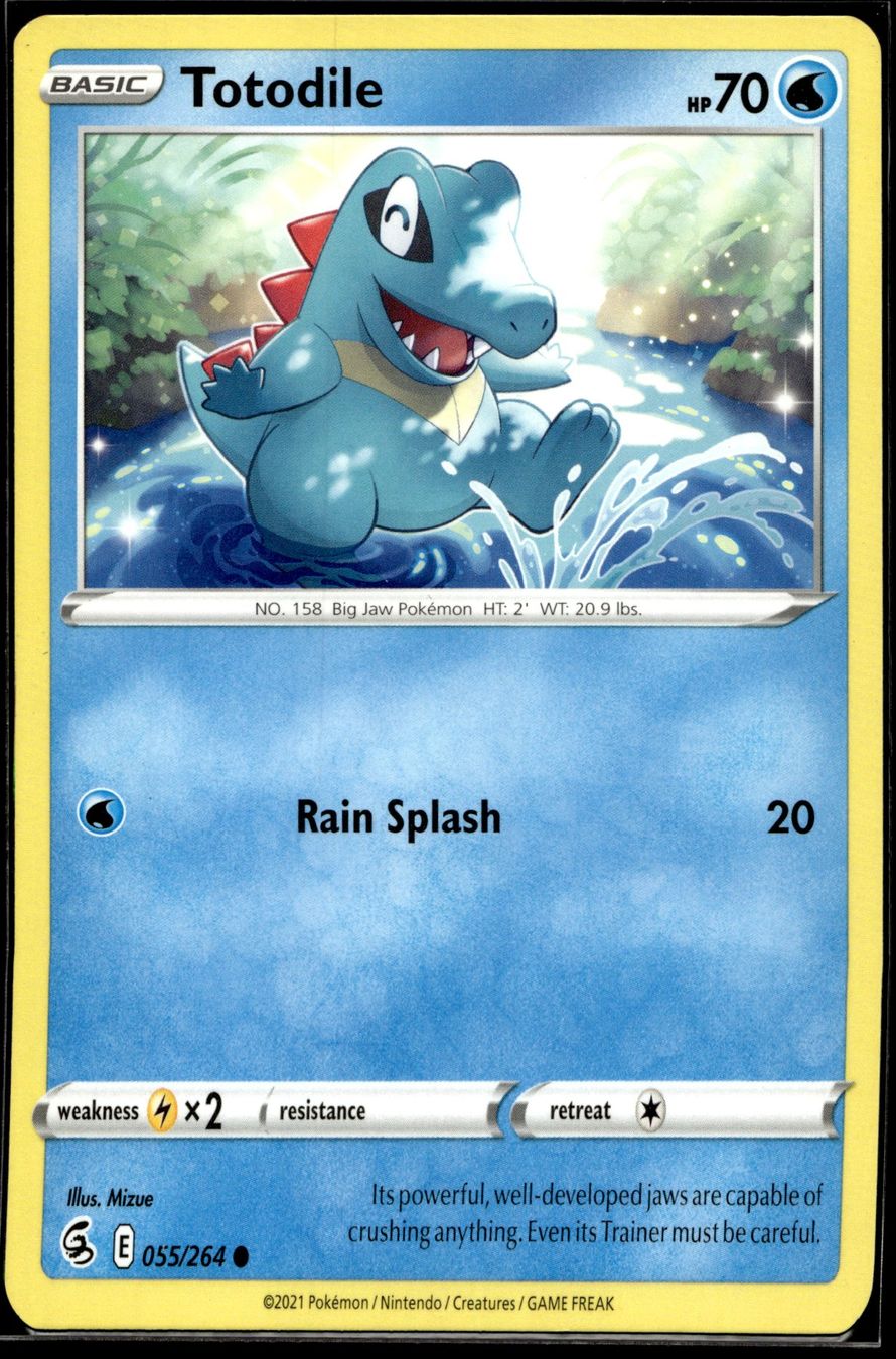 Pokémon Carte collezionabili: Totodile (FST EN 055/264) – Usato da Affoltern am Albis venduto da Chiesa_5
