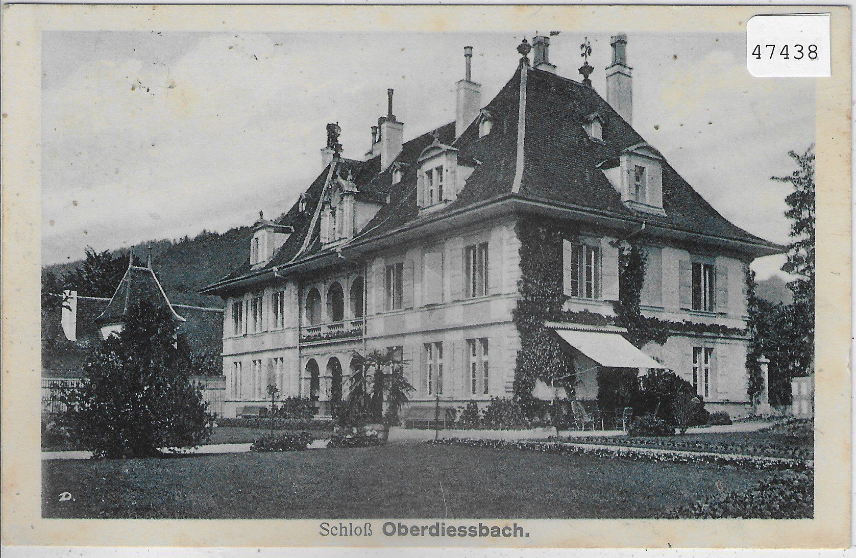 Ansichtskarten: Schloss Oberdiessbach – Gebraucht aus Ettingen von Kartenplanet