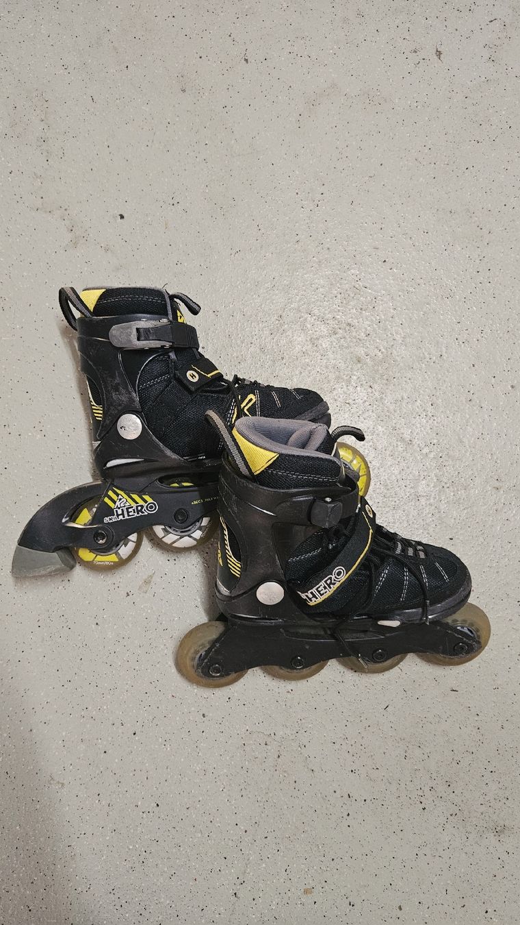 K2 Inline-Skating & Rollschuhe: Roller Inline K2 SK8 HERO, pointure 29-34,  – Gebraucht aus Neyruz FR von Philou6