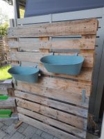 Sichtschutz Garten aus Paletten