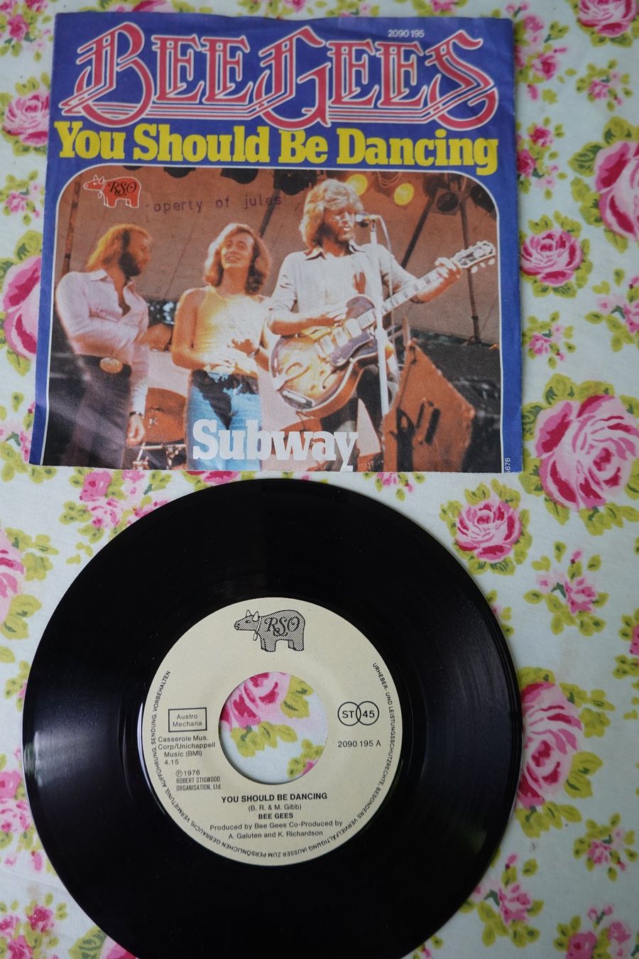 Dischi in vinile: Bee Gees: you should be dancing - Single Schallplatte Vinyl – Usato da Jona venduto da JOberg_25 1