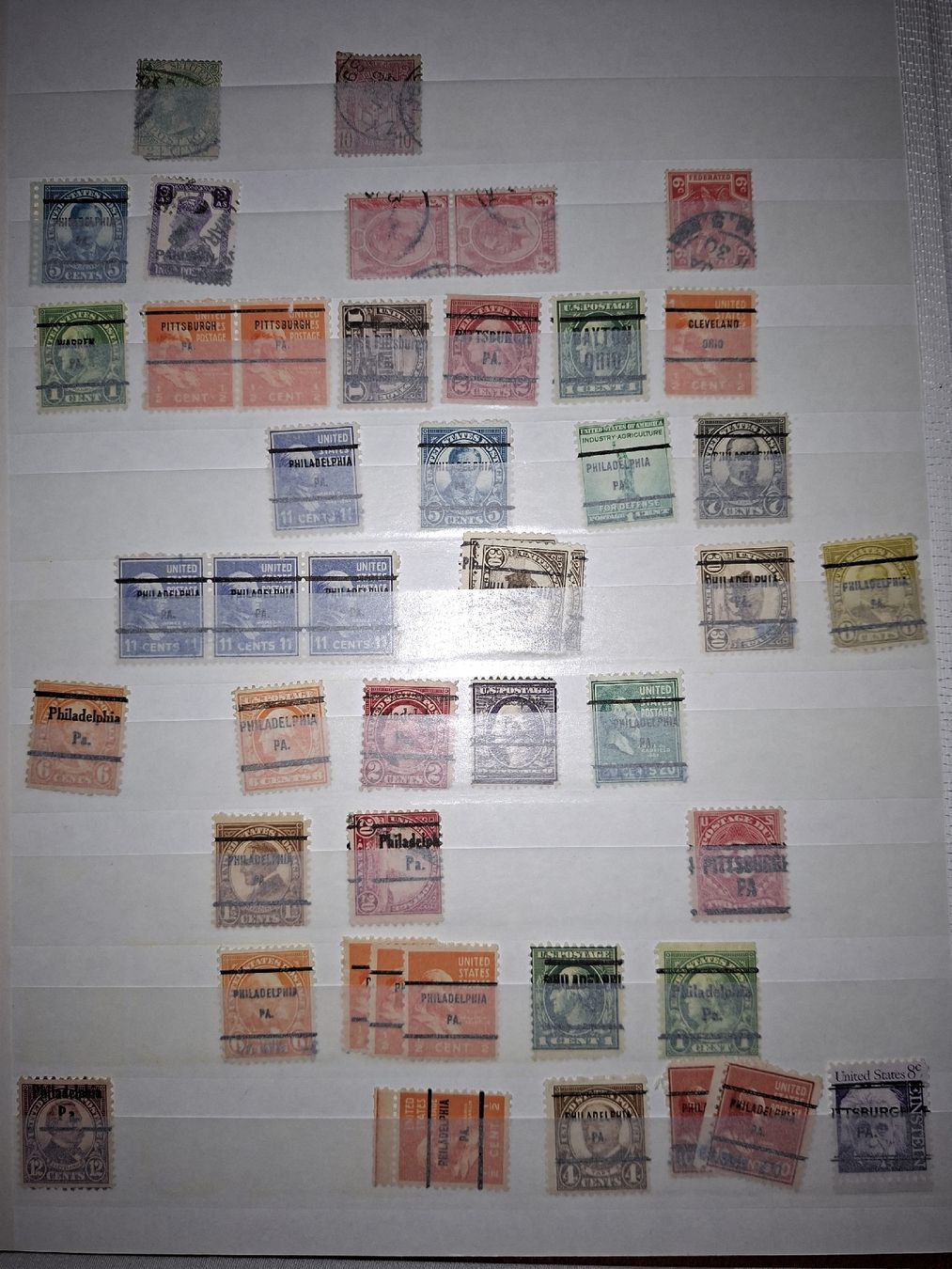 Alle Briefmarken: Briefmarken Usa und diverses  – Gebraucht aus Balgach von SIMEON27 7