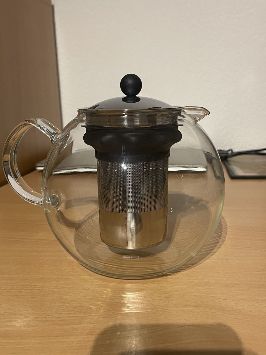 Bodum Teekannen: Teekanne Glas mit Stövchen und Sieb gebraucht – Neu (gemäss Beschreibung) aus Staufen von Barclay2001 2