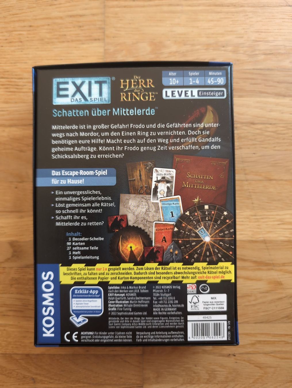 Giochi: Exit: Der Herr der Ringe - Schatten über Mittelerde – Nuovo (secondo la descrizione) da Härkingen venduto da Laaleeluu15 1