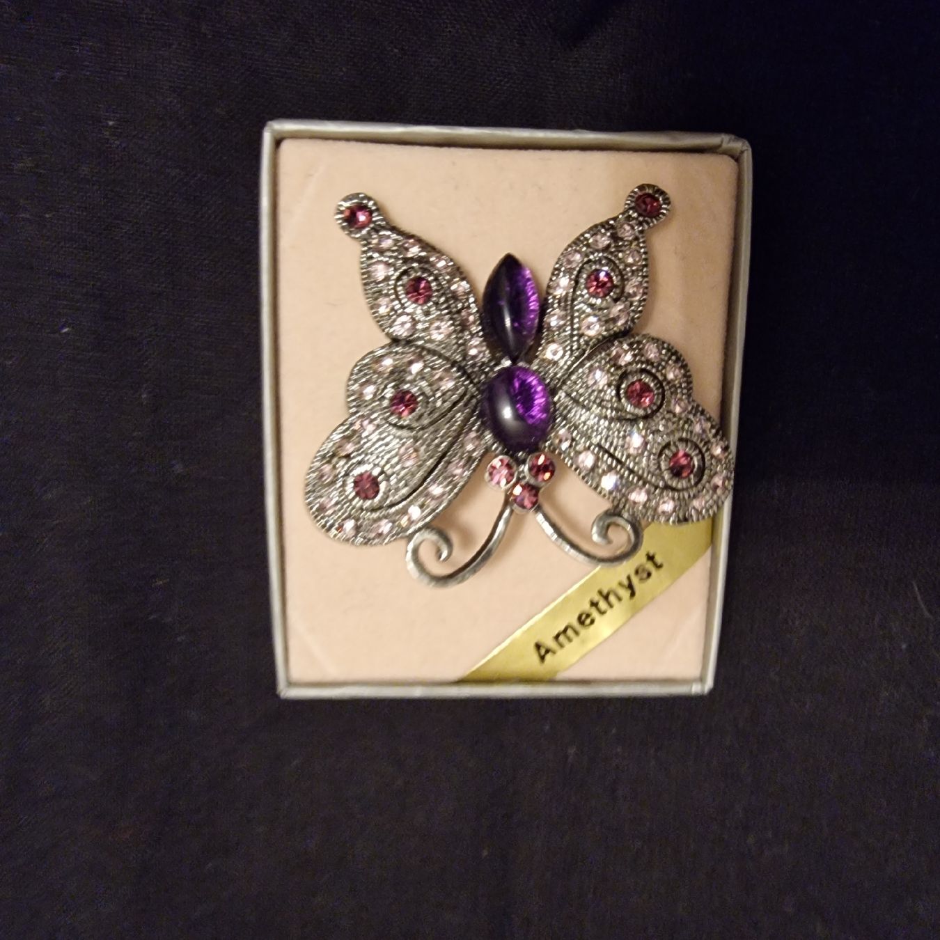Broches & Aiguilles: Amethyst Brosche – Neuf (Voir description) à St. Gallen par mania03