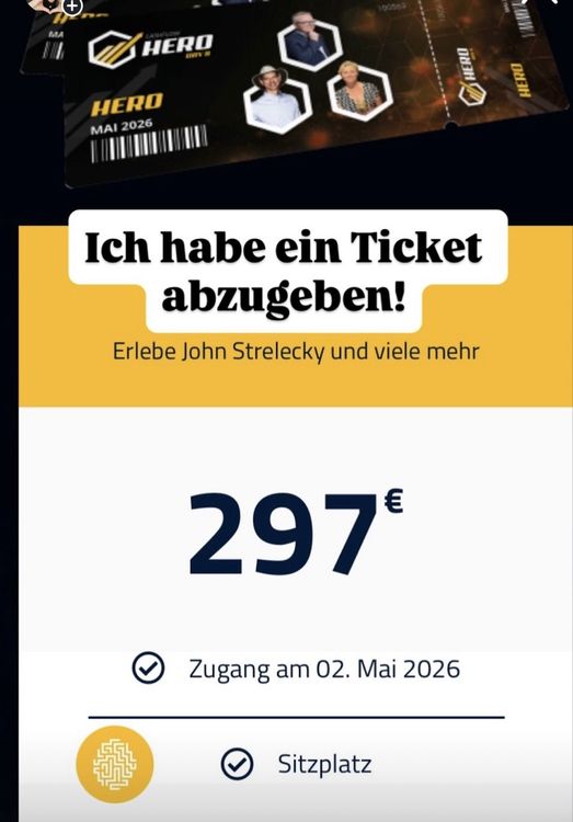 Ticket Cashflow-Hero-Day 2026 (Neu und originalverpackt) in Glattfelden ...