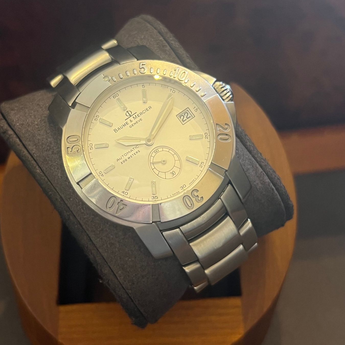 Baume & Mercier Orologi: Baume & Mercier Capeland Diver Automatic 65367 – Usato da Carouge GE venduto da Watchaser 7