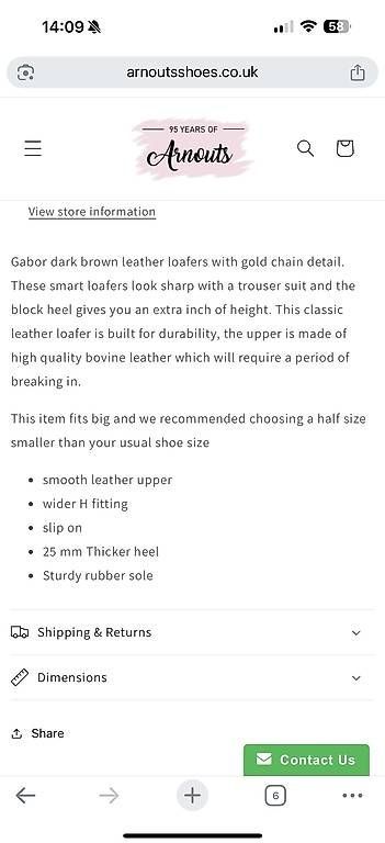 Gabor Scarpe da donna: Gabor loafers leather – Nuovo (secondo la descrizione) da Hombrechtikon venduto da verocozycraft 3