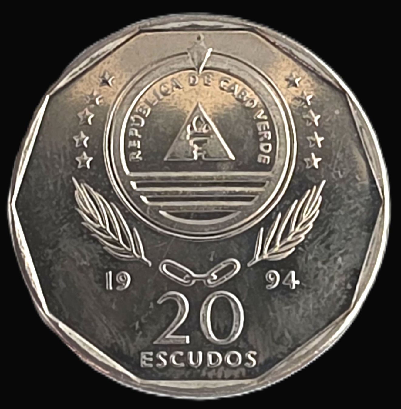 Tutti le monete: CAPO VERDE 20 ESCUDOS 1994 – Usato da winterthur venduto da CoinPassion 1