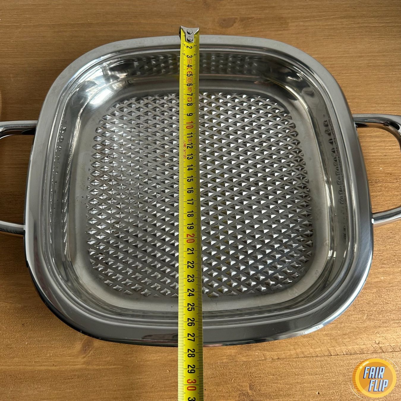 Amc Padelle: AMC Pfanne Edelstahl mit Deckel 1.6L – Usato da Luzern venduto da fairflip 3