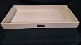 Tablar Holz weiss "Living interiors",zum dekorieren ect.