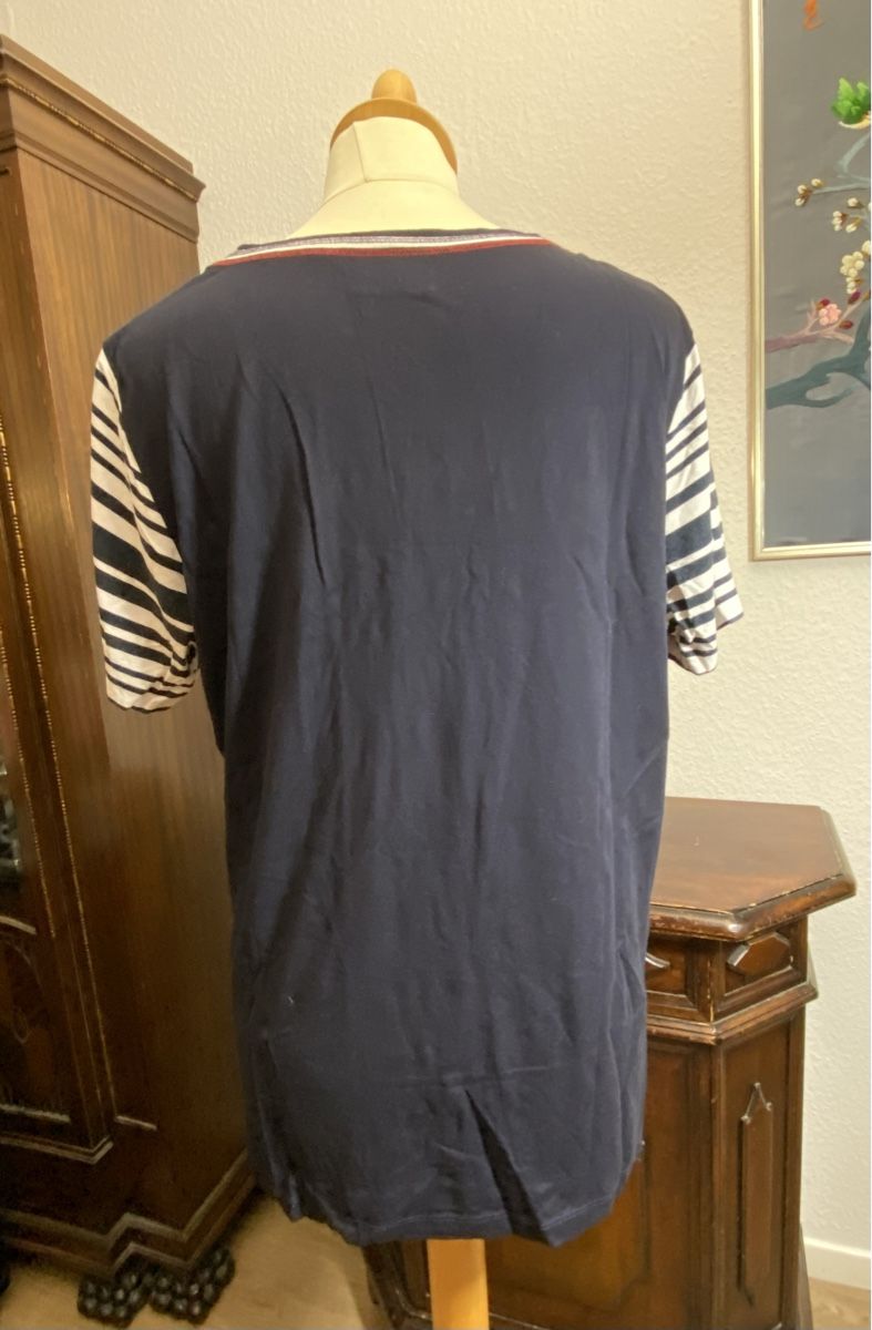 T-shirt: CANDA Premium Shirt patchwork Gr. L – Usato da Fislisbach venduto da KolibriSecondhand 2
