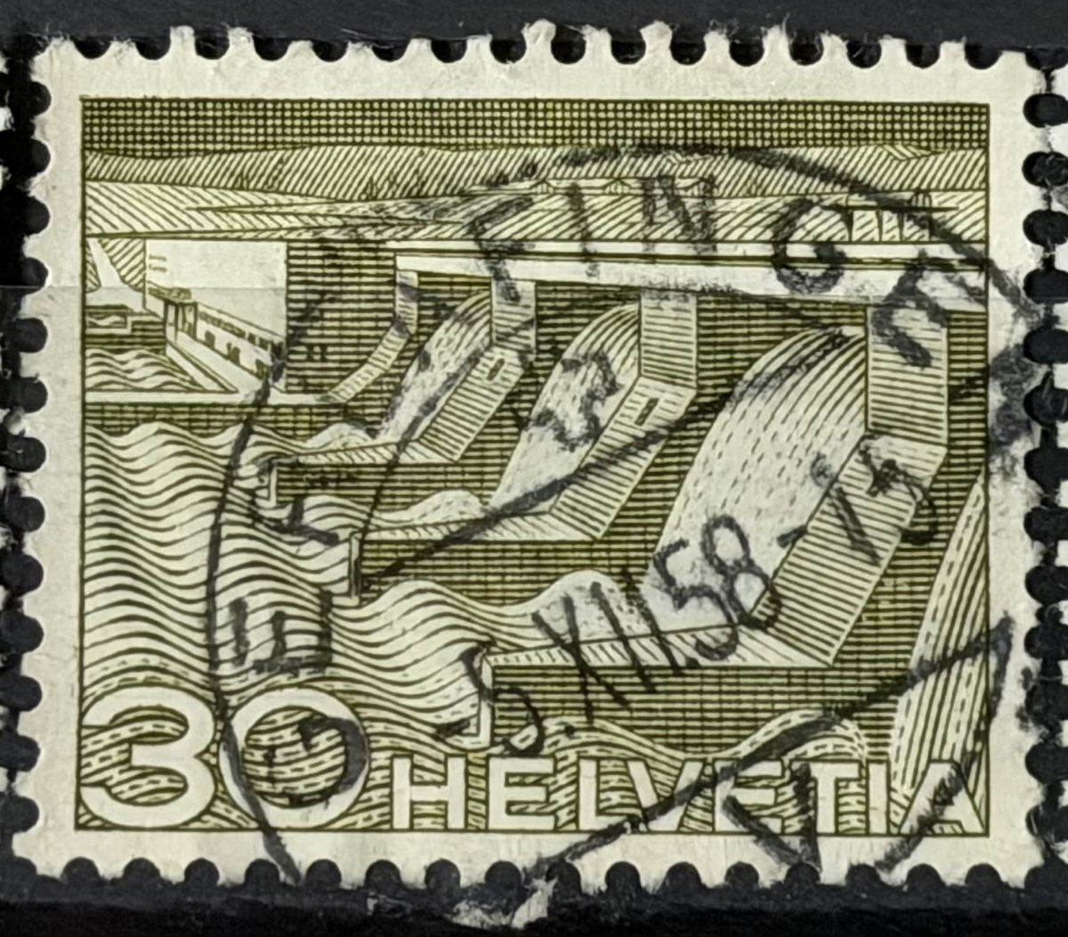 Alle Briefmarken: Timbres  - Suisse  – Gebraucht aus Petit-Lancy von Solcarm 5