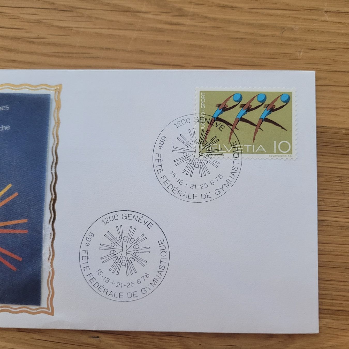 Tutti i francobolli: FDC mit Seidenbild 1978 Genève – Usato da Biel/Bienne venduto da Destockweb 1