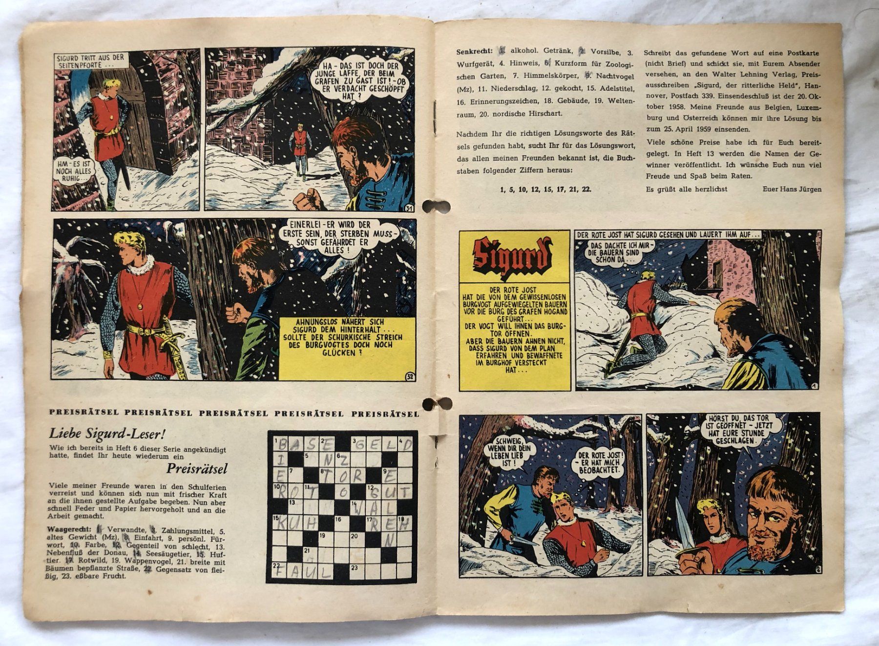 Comics: SIGURD - DER RITTERLICHE HELD - Band 8 – Gebraucht aus Schaffhausen von durruti 3