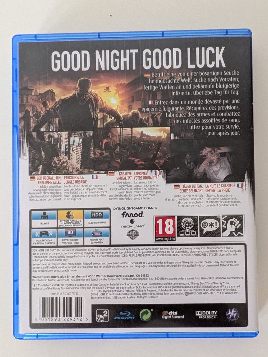 Sony Giochi: Playstation 4 - Dying Light ab 1Fr – Usato da Kappel SO venduto da Knoggaz 2